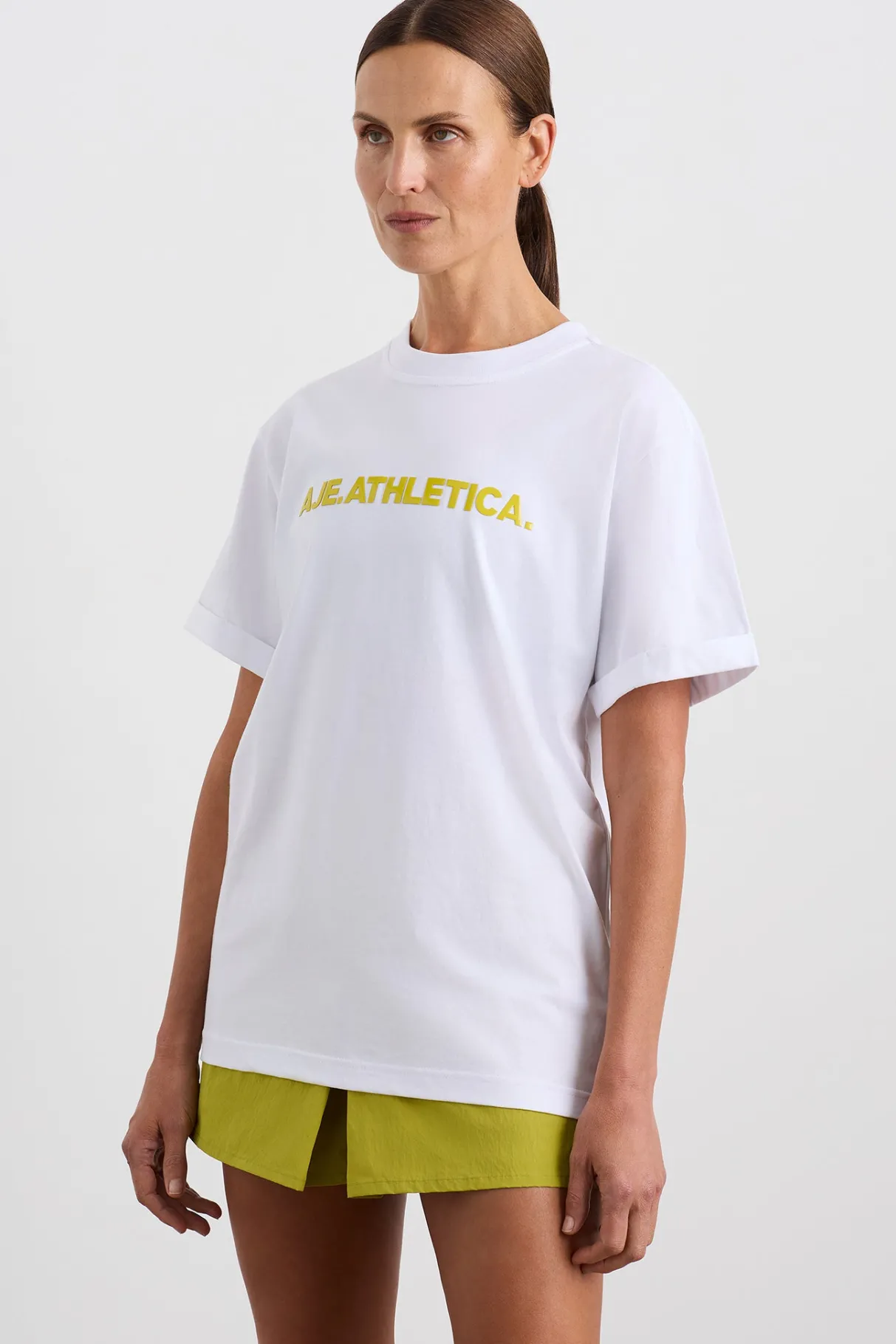 bold_logo_tee__2-1.webp Best Sale Aje ATHLETICA Bold Logo Tee 105 White/Solarblaze