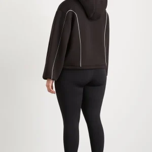 Best Sale Aje ATHLETICA Bonded Scuba Jacket 725 Black/White