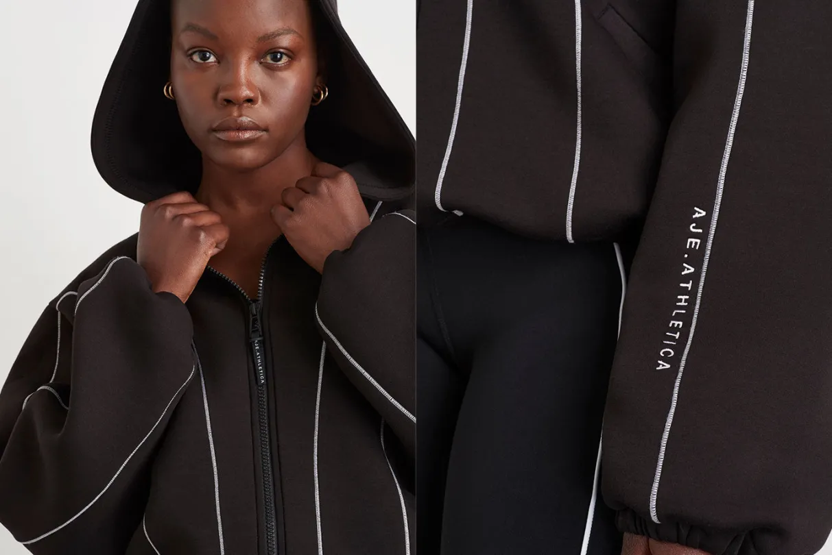 bonded_scuba_jacket__15.webp Best Sale Aje ATHLETICA Bonded Scuba Jacket 725 Black/White