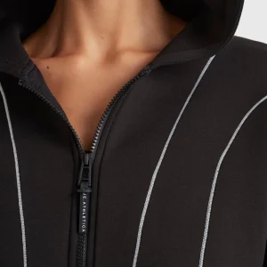 Best Sale Aje ATHLETICA Bonded Scuba Jacket 725 Black/White