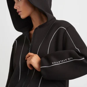 Best Sale Aje ATHLETICA Bonded Scuba Jacket 725 Black/White