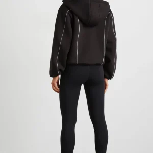 Best Sale Aje ATHLETICA Bonded Scuba Jacket 725 Black/White