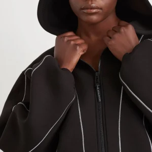 Best Sale Aje ATHLETICA Bonded Scuba Jacket 725 Black/White