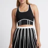 Best Sale Aje ATHLETICA Bonded Seam Training Sports Bra 310 Black/White