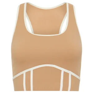 Best Aje ATHLETICA Bonded Seam Training Sports Bra 310 Beige/Light Ivory