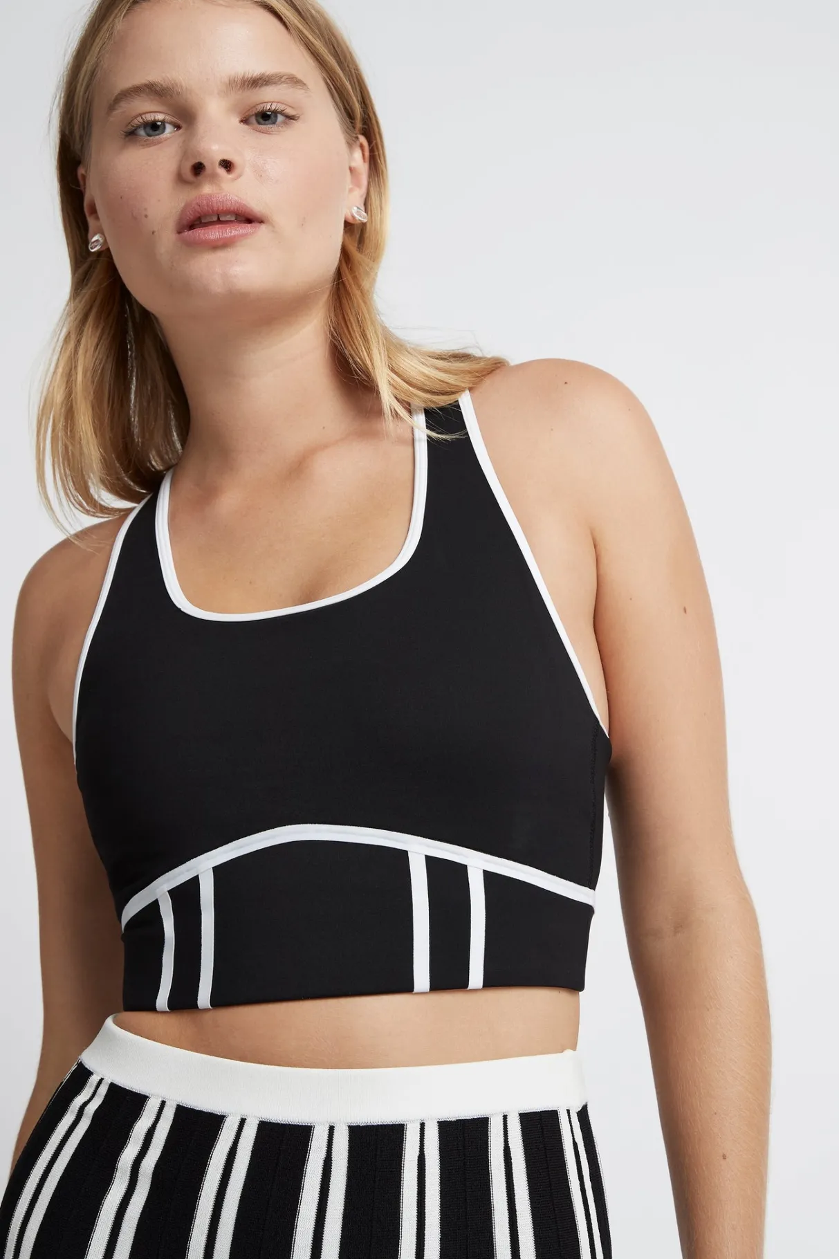 bonded_seam_training_sports_bra__2-1.webp Best Sale Aje ATHLETICA Bonded Seam Training Sports Bra 310 Black/White