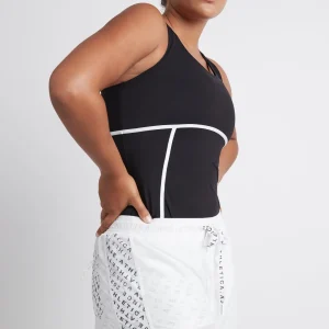 Shop Aje ATHLETICA Bonded Seam Training Tank 115 Black/White