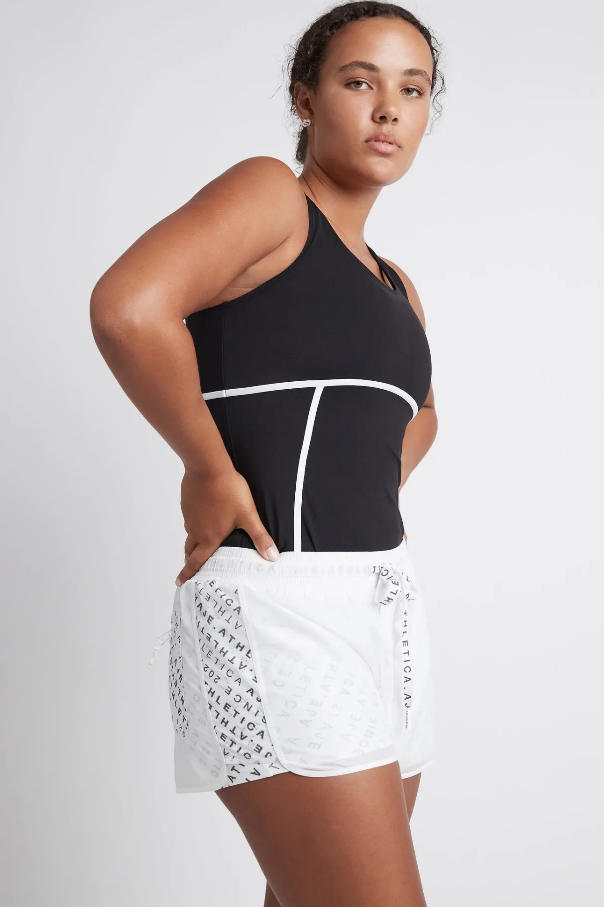 bonded_seam_training_tank__10.webp Shop Aje ATHLETICA Bonded Seam Training Tank 115 Black/White