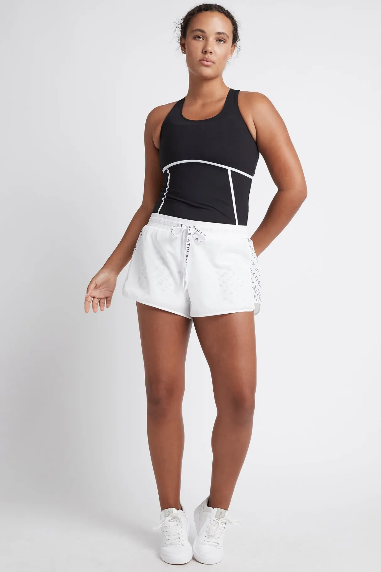bonded_seam_training_tank__11.webp Shop Aje ATHLETICA Bonded Seam Training Tank 115 Black/White