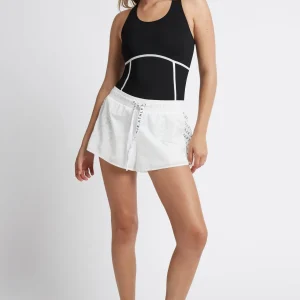 Shop Aje ATHLETICA Bonded Seam Training Tank 115 Black/White
