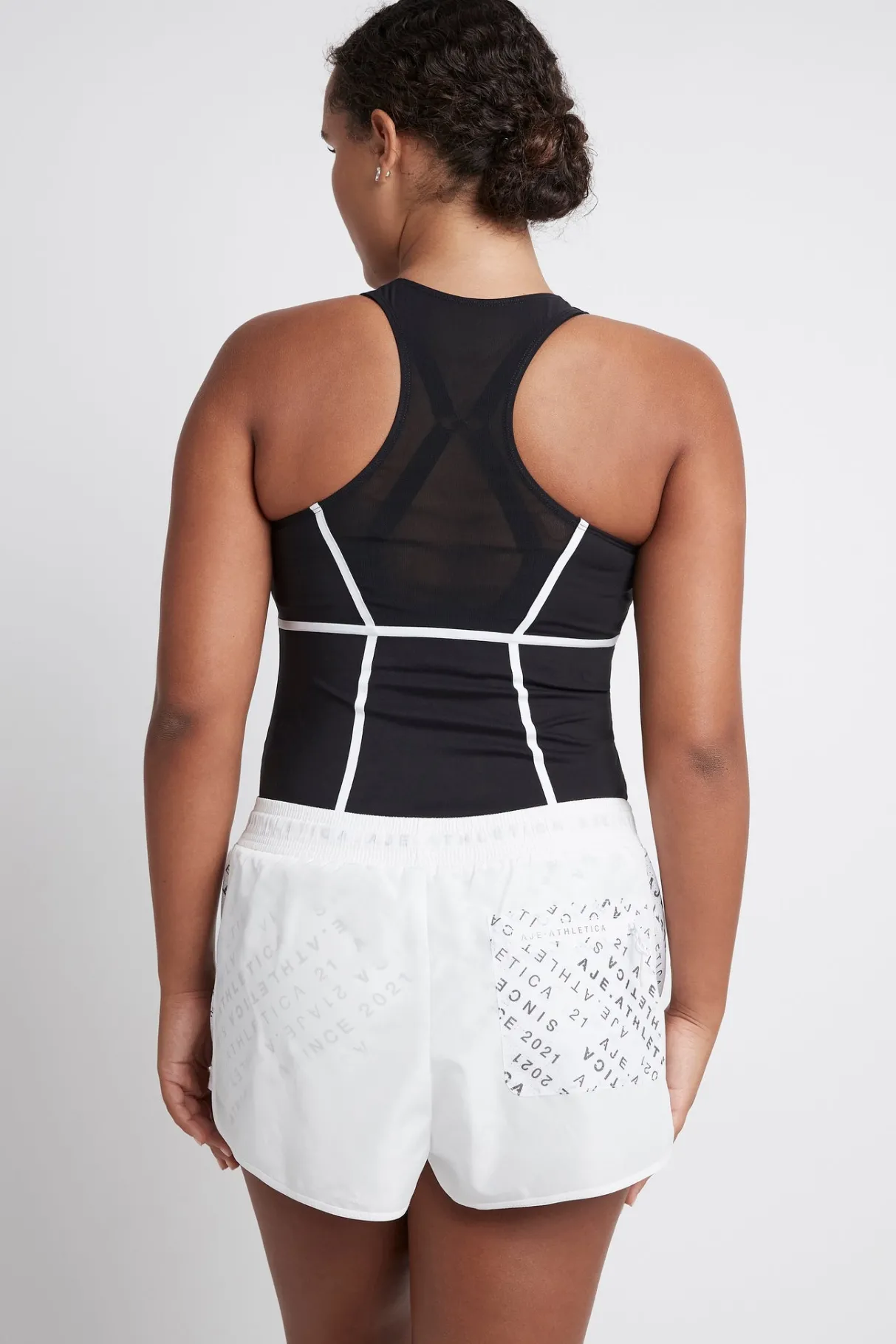 bonded_seam_training_tank__9.webp Shop Aje ATHLETICA Bonded Seam Training Tank 115 Black/White