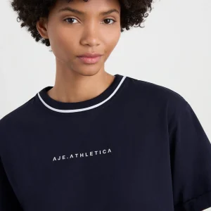 Best Aje ATHLETICA Bordered Classic Logo Tee 102 Galaxy Blue