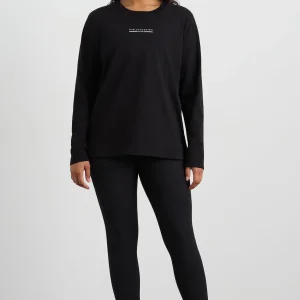 Hot Aje ATHLETICA Boyfriend Long Sleeve Tee 127 Black