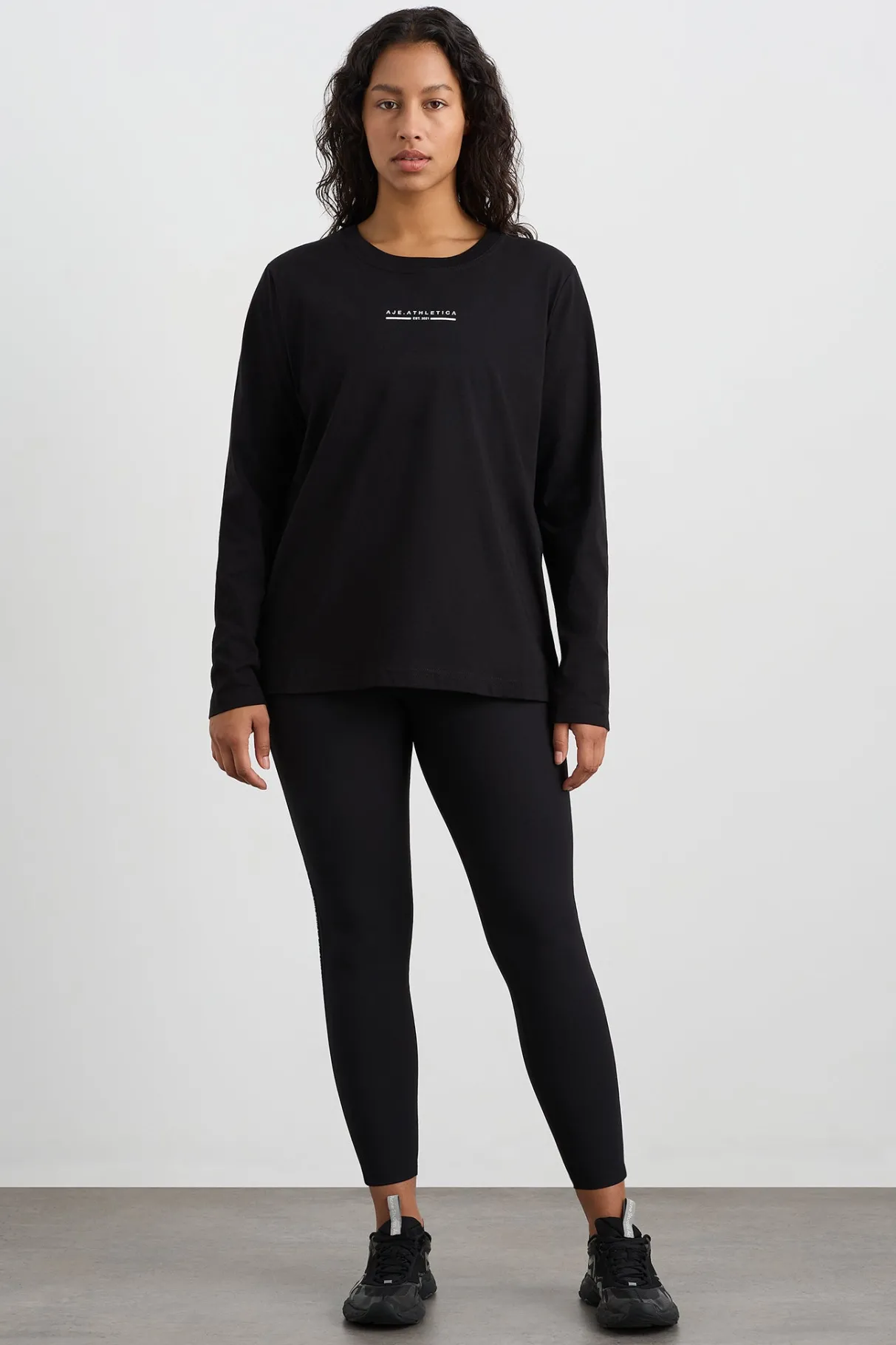 boyfriend_long_sleeve_tee__6.webp Hot Aje ATHLETICA Boyfriend Long Sleeve Tee 127 Black
