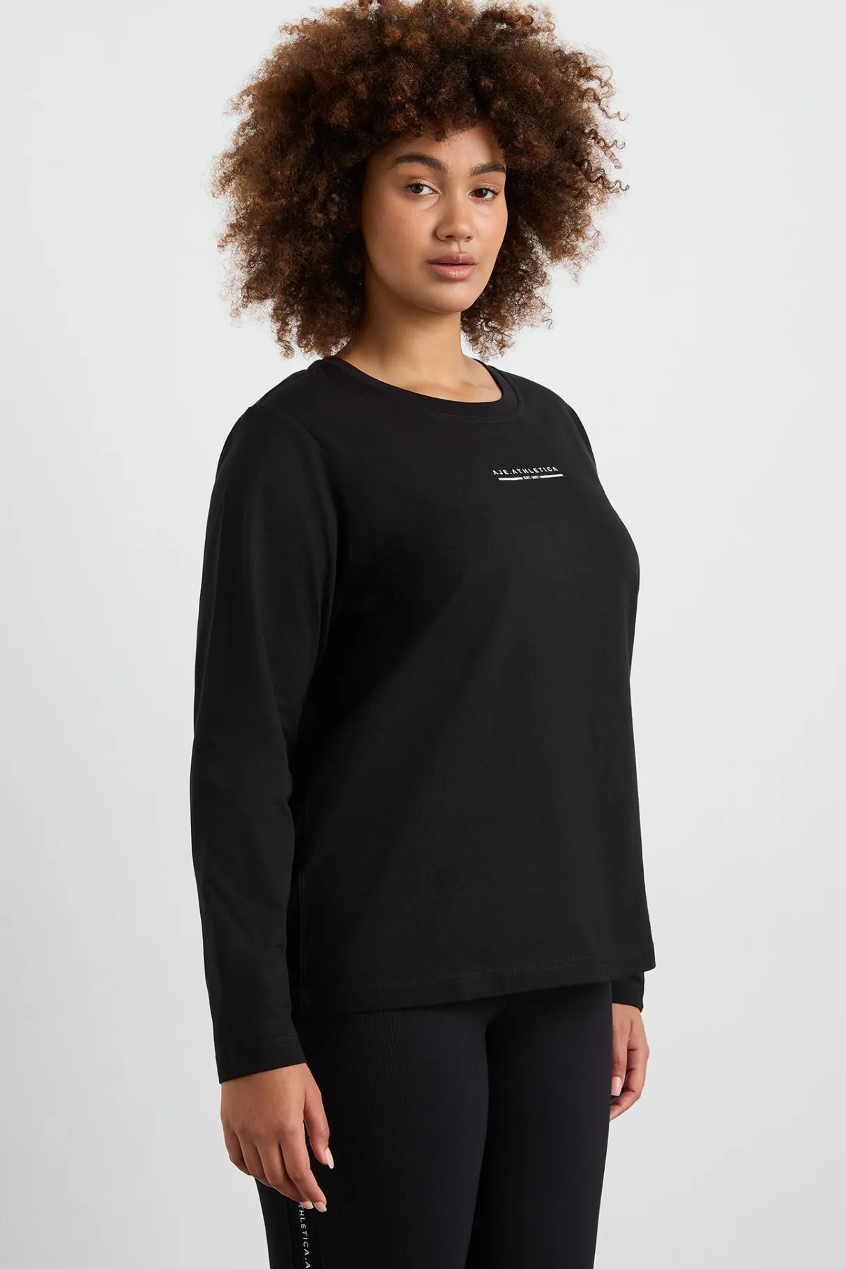 boyfriend_long_sleeve_tee__9.webp Hot Aje ATHLETICA Boyfriend Long Sleeve Tee 127 Black