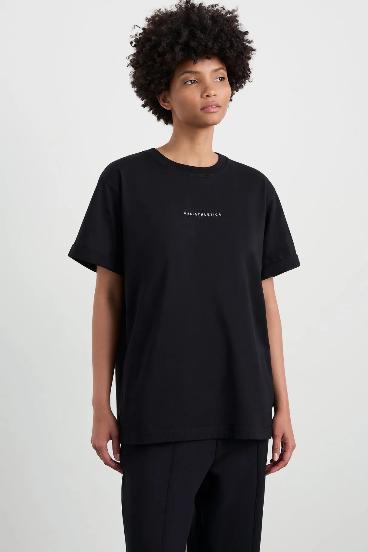 boyfriend_tee__0.webp Clearance Aje ATHLETICA Boyfriend Tee 102 Black