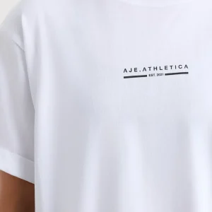 Discount Aje ATHLETICA Boyfriend Tee 102 White