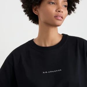 Clearance Aje ATHLETICA Boyfriend Tee 102 Black