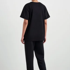 Clearance Aje ATHLETICA Boyfriend Tee 102 Black