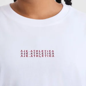 Clearance Aje ATHLETICA Boyfriend Tee 102 White