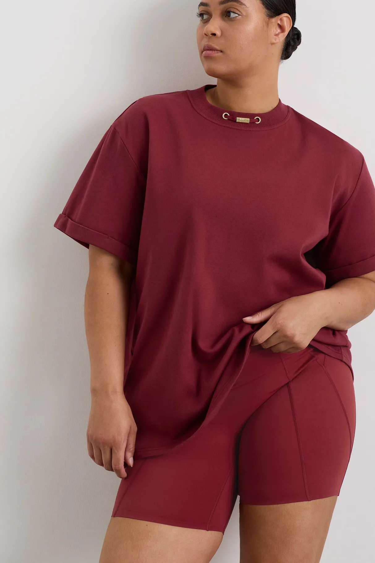 boyfriend_tshirt__11-1.webp Outlet Aje ATHLETICA Boyfriend T-Shirt 120 Plum Red