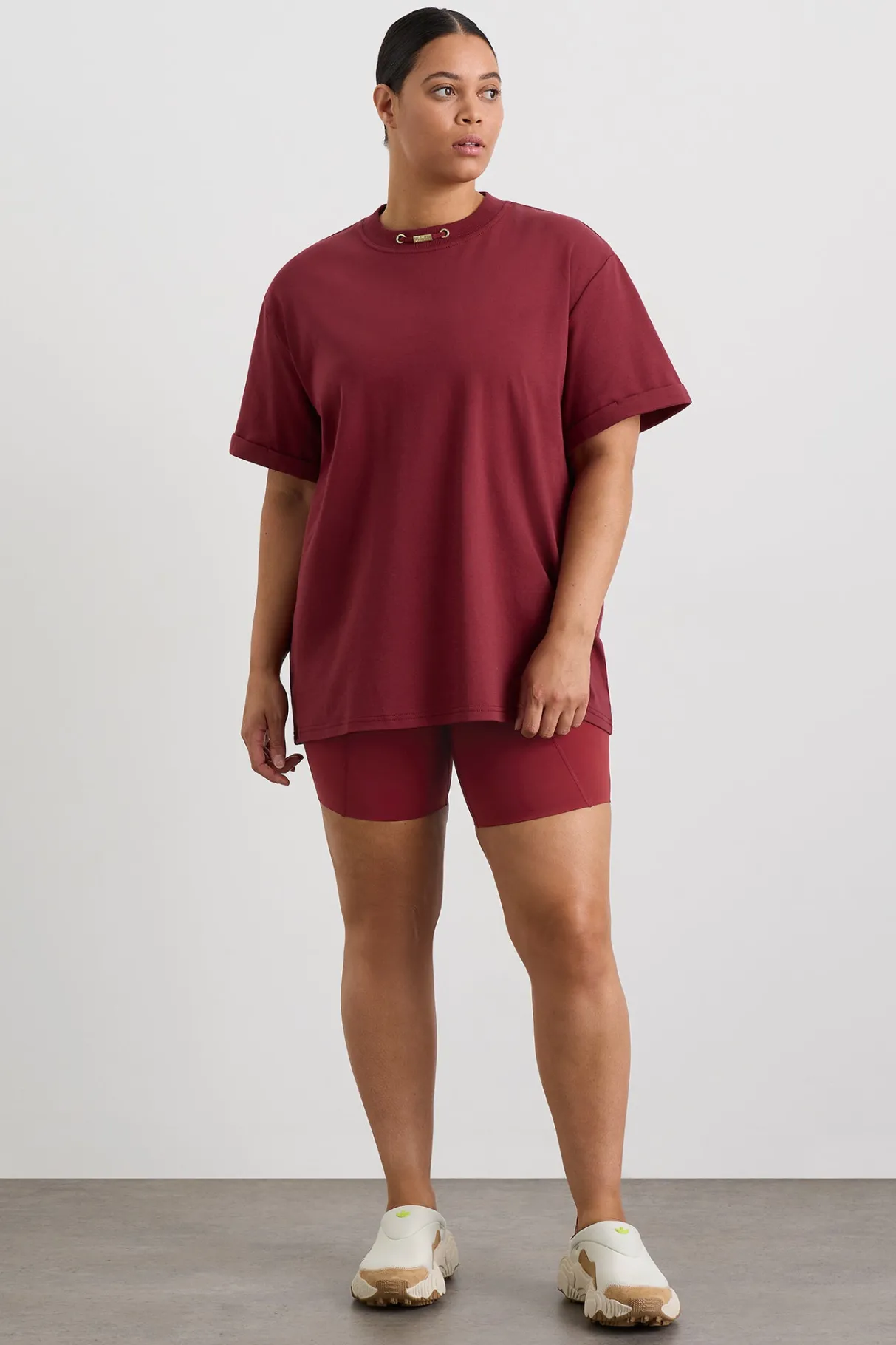 boyfriend_tshirt__12-1.webp Outlet Aje ATHLETICA Boyfriend T-Shirt 120 Plum Red
