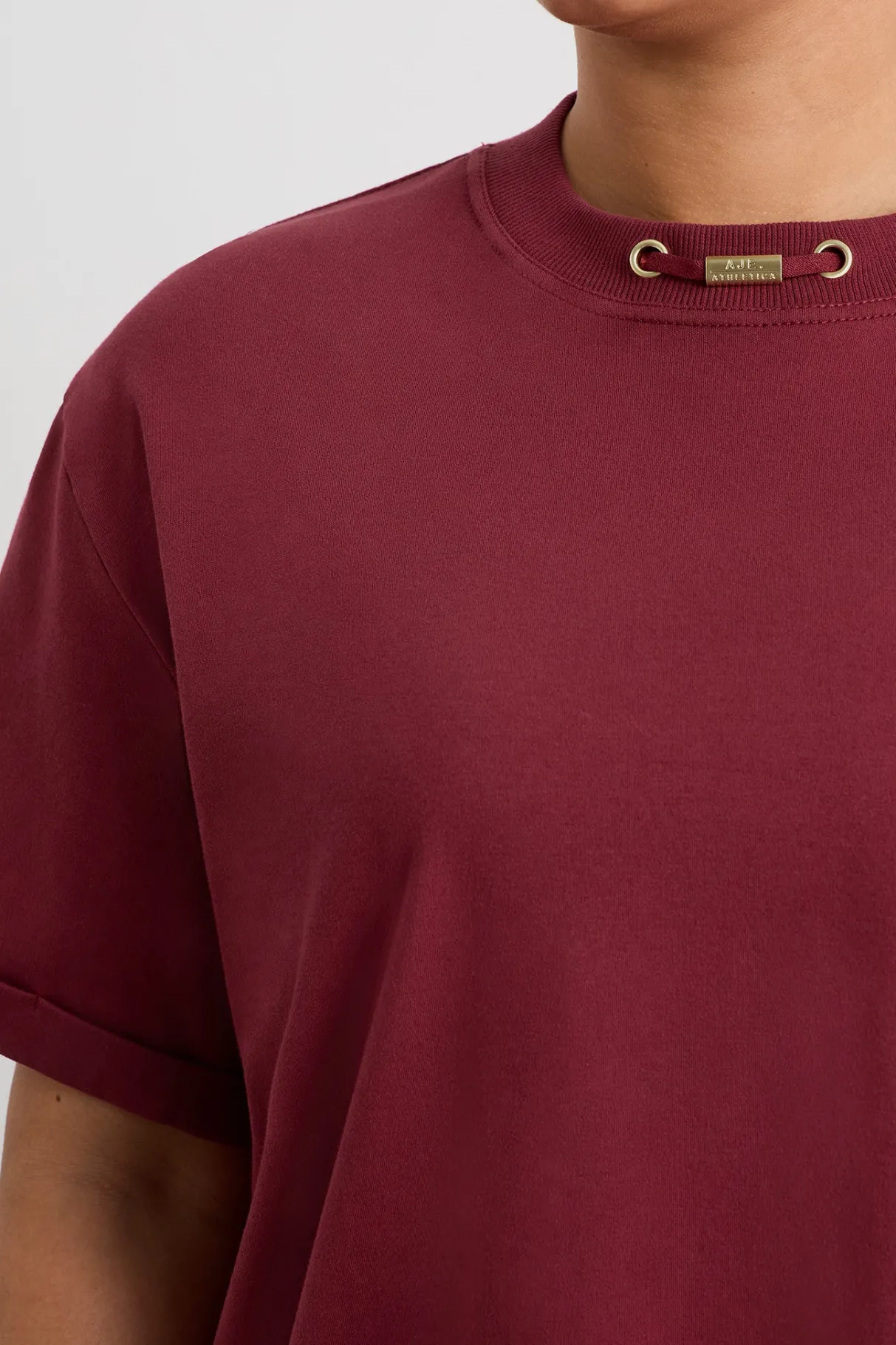 boyfriend_tshirt__13-1.webp Outlet Aje ATHLETICA Boyfriend T-Shirt 120 Plum Red