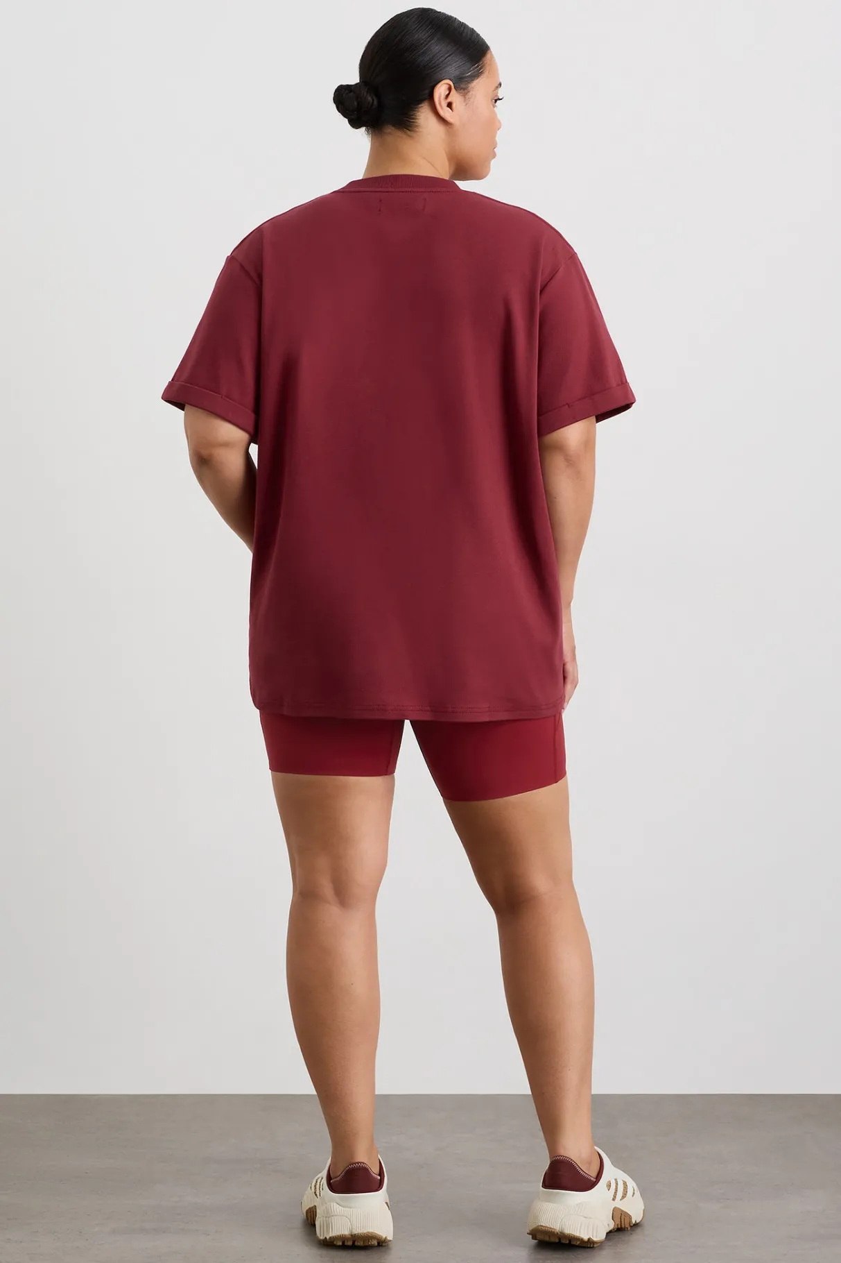 boyfriend_tshirt__15-1.webp Outlet Aje ATHLETICA Boyfriend T-Shirt 120 Plum Red