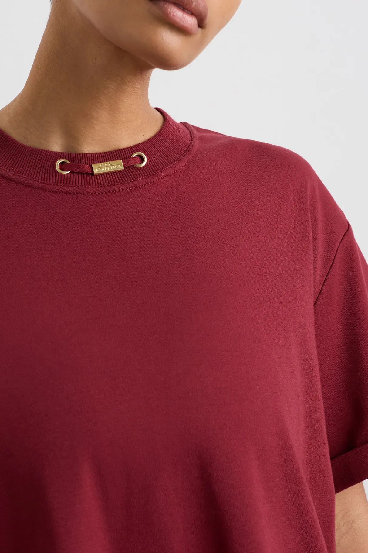 boyfriend_tshirt__8-1.webp Outlet Aje ATHLETICA Boyfriend T-Shirt 120 Plum Red