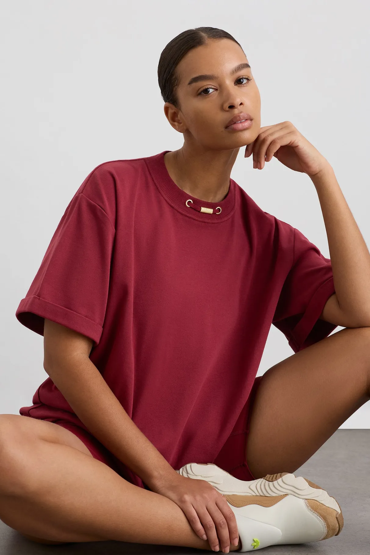 boyfriend_tshirt__9-1.webp Outlet Aje ATHLETICA Boyfriend T-Shirt 120 Plum Red