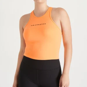 Outlet Aje ATHLETICA Braided Active Racer Tank 345 Soft Apricot