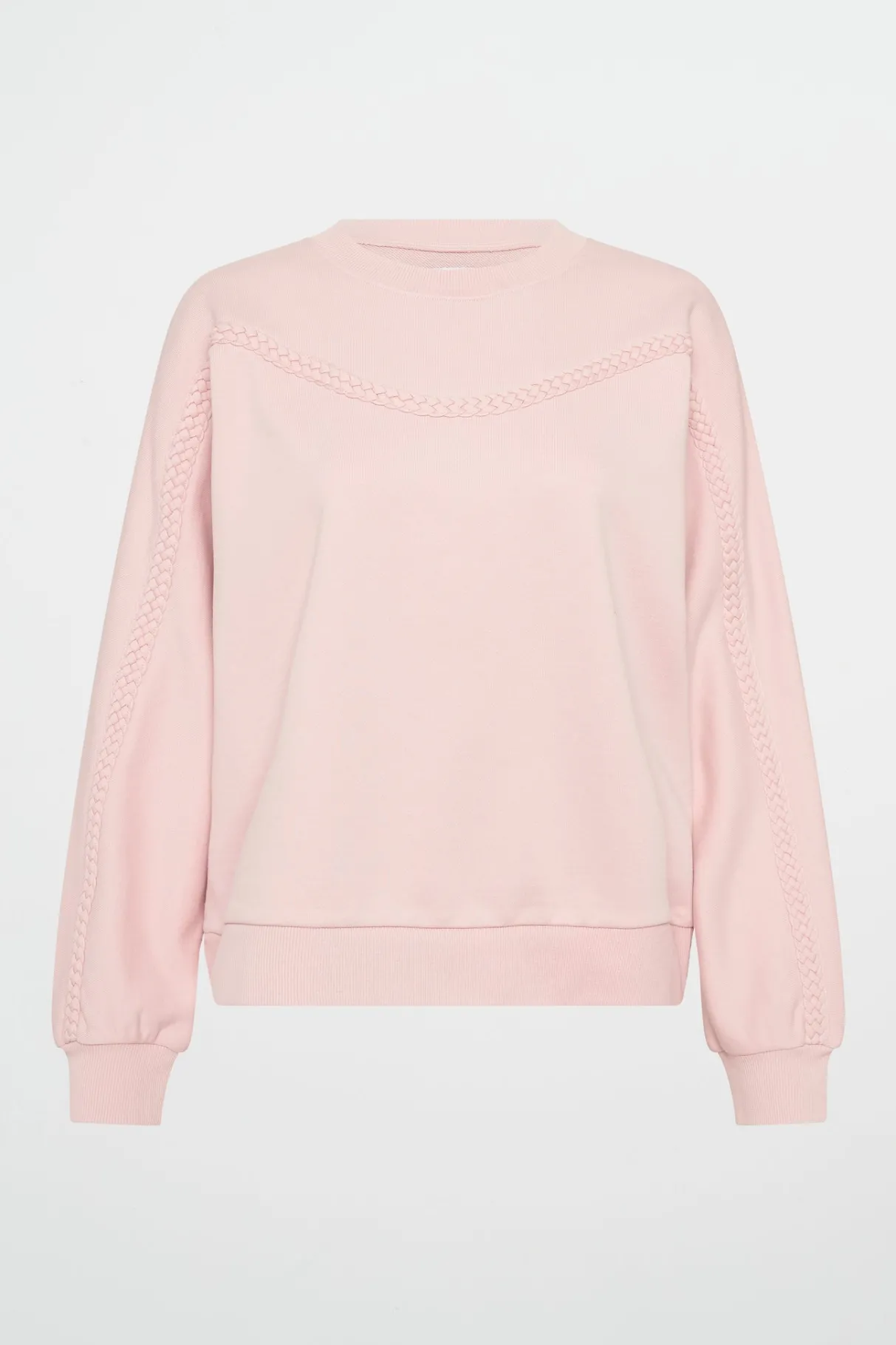 braided_crew_jumper__1.webp Best Aje ATHLETICA Braided Crew Jumper 401 Blush