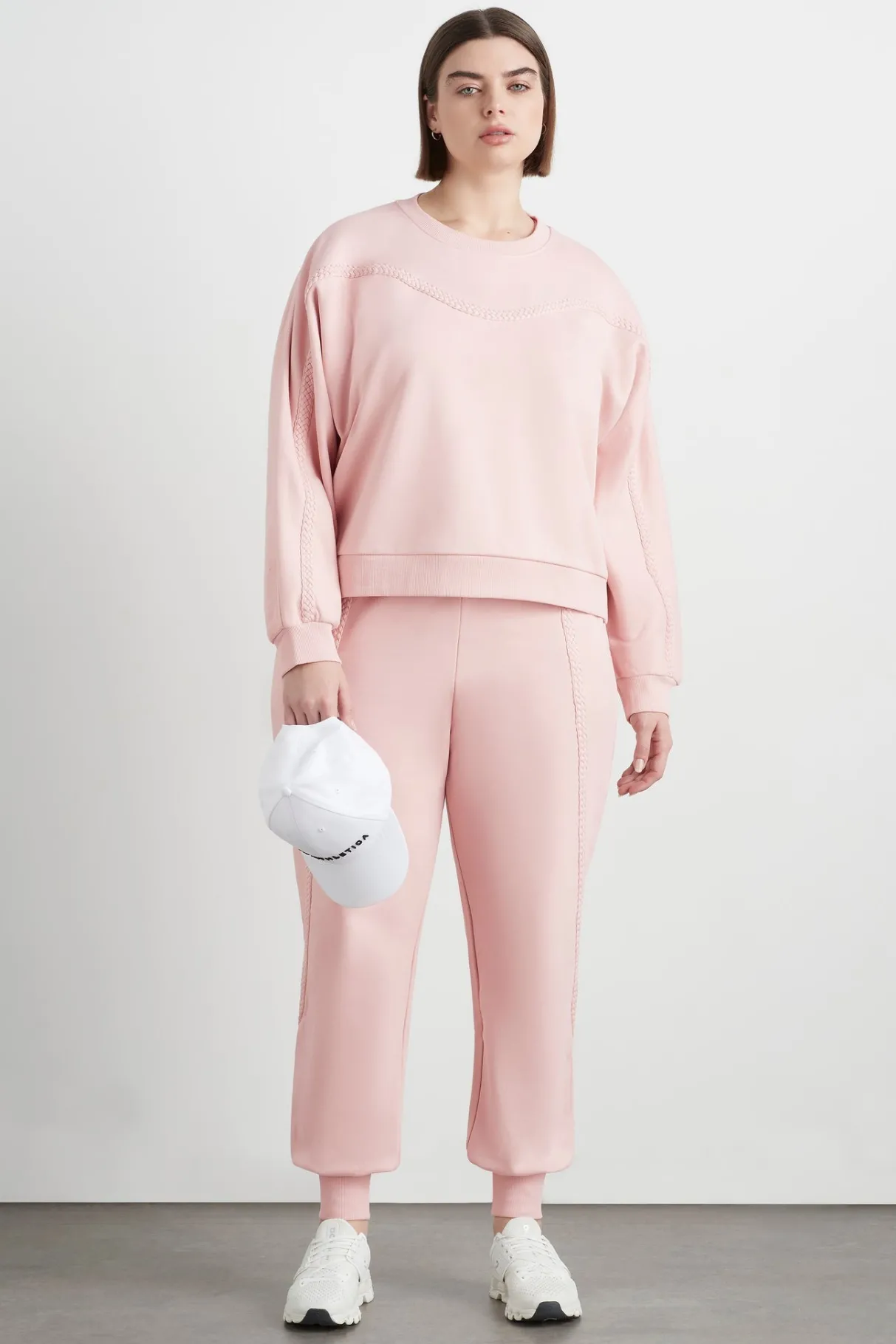 braided_crew_jumper__11.webp Best Aje ATHLETICA Braided Crew Jumper 401 Blush