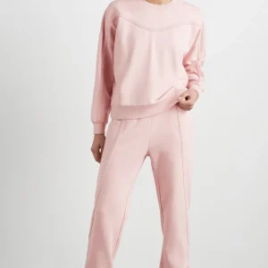 Best Aje ATHLETICA Braided Crew Jumper 401 Blush