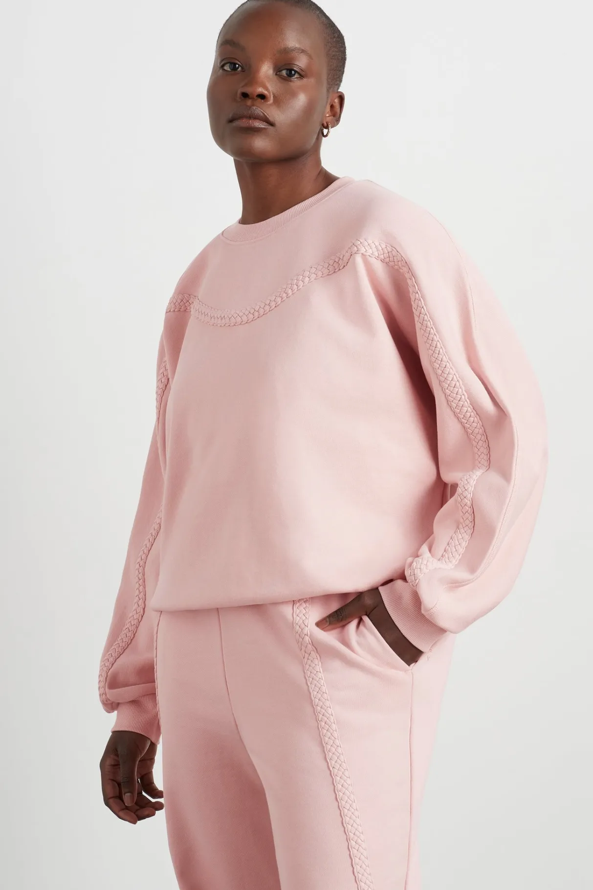 braided_crew_jumper__5.webp Best Aje ATHLETICA Braided Crew Jumper 401 Blush