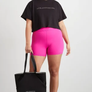 Discount Aje ATHLETICA Braided Shorts 630 Bright Fuchsia