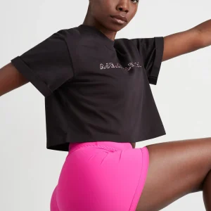 Discount Aje ATHLETICA Braided Shorts 630 Bright Fuchsia