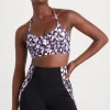 Sale Aje ATHLETICA Braided Strappy Sports Bra 334 Lavender Painted Freeform