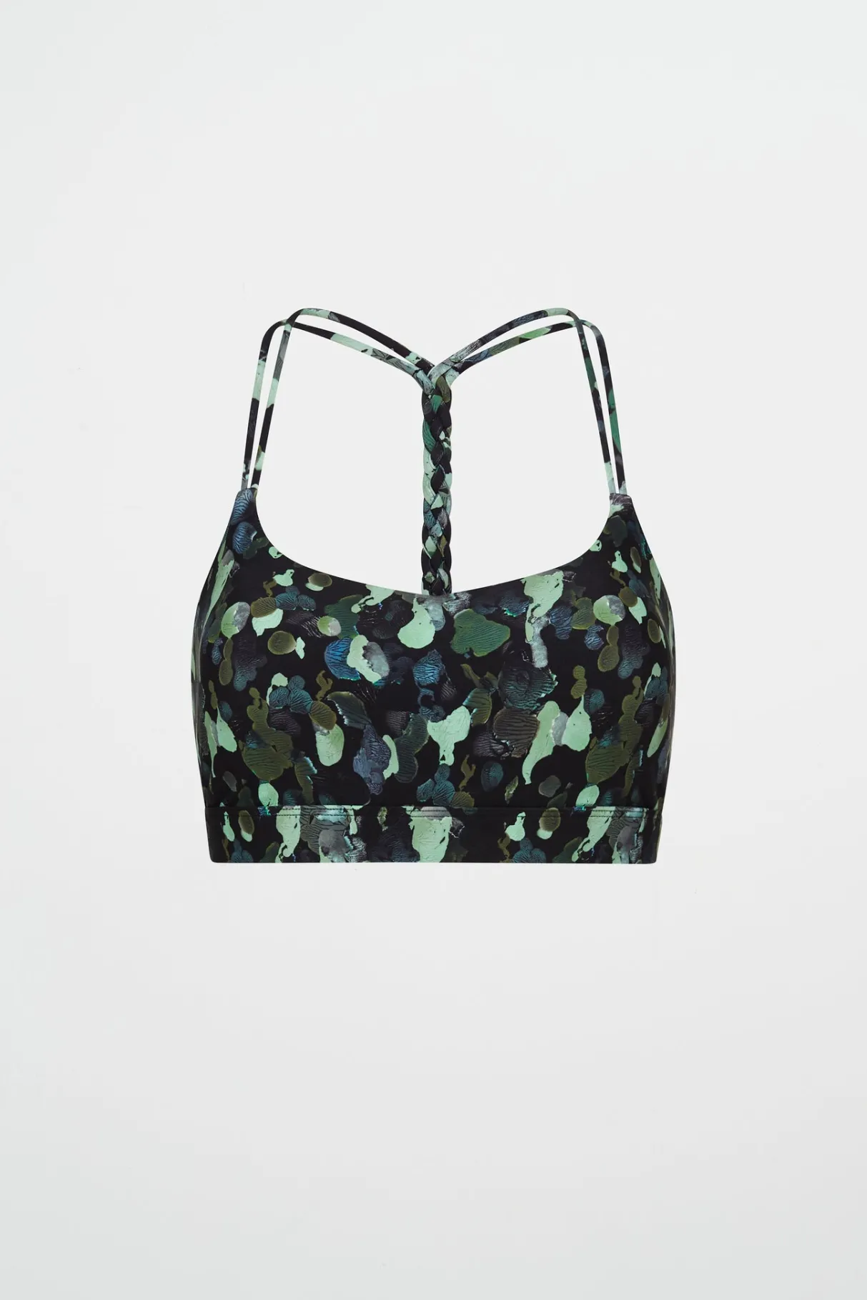 braided_strappy_sports_bra__1-1.webp Cheap Aje ATHLETICA Braided Strappy Sports Bra 334 Green Painted Freeform