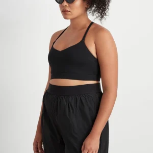 Cheap Aje ATHLETICA Braided Strappy Sports Bra 334 Black/White