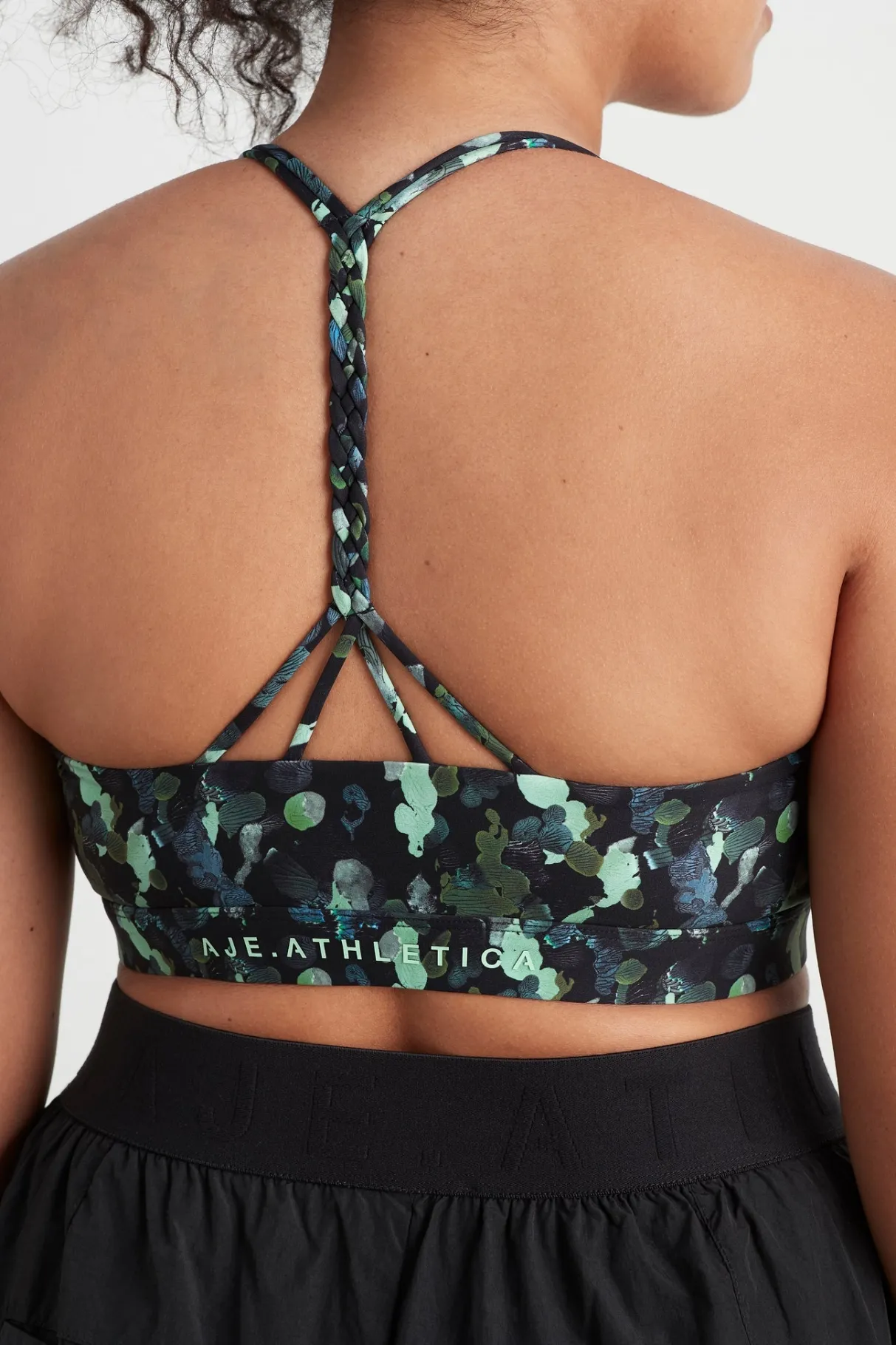 braided_strappy_sports_bra__13-1.webp Cheap Aje ATHLETICA Braided Strappy Sports Bra 334 Green Painted Freeform