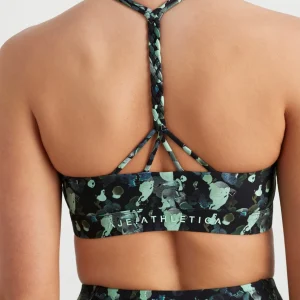 Cheap Aje ATHLETICA Braided Strappy Sports Bra 334 Green Painted Freeform