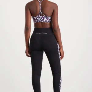 Sale Aje ATHLETICA Braided Strappy Sports Bra 334 Lavender Painted Freeform