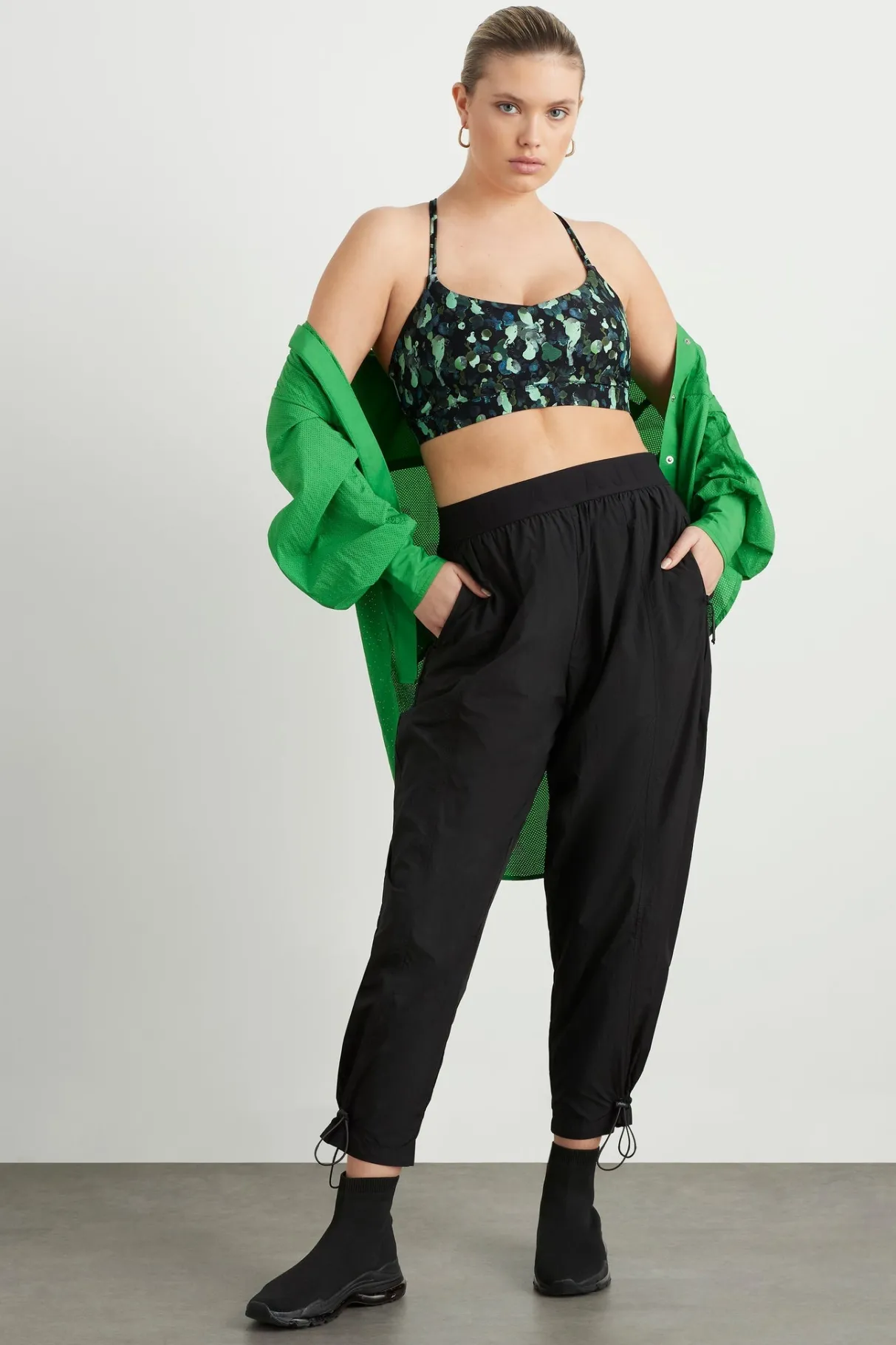 braided_strappy_sports_bra__8-1.webp Cheap Aje ATHLETICA Braided Strappy Sports Bra 334 Green Painted Freeform