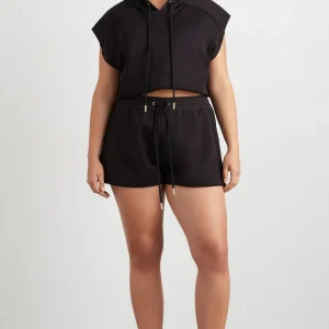 Best Aje ATHLETICA Braided Terry Crop Hoodie 402 Black