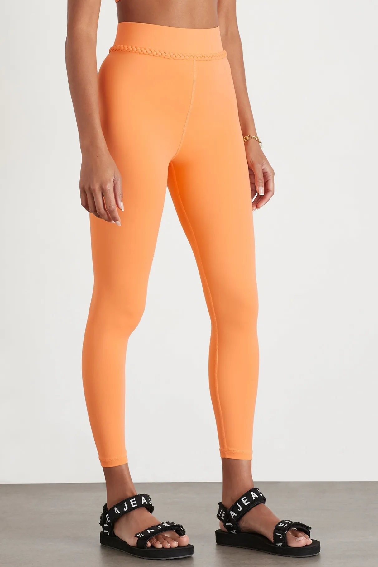 braided_waist_legging__2.webp Cheap Aje ATHLETICA Braided Waist Legging 232 Soft Apricot