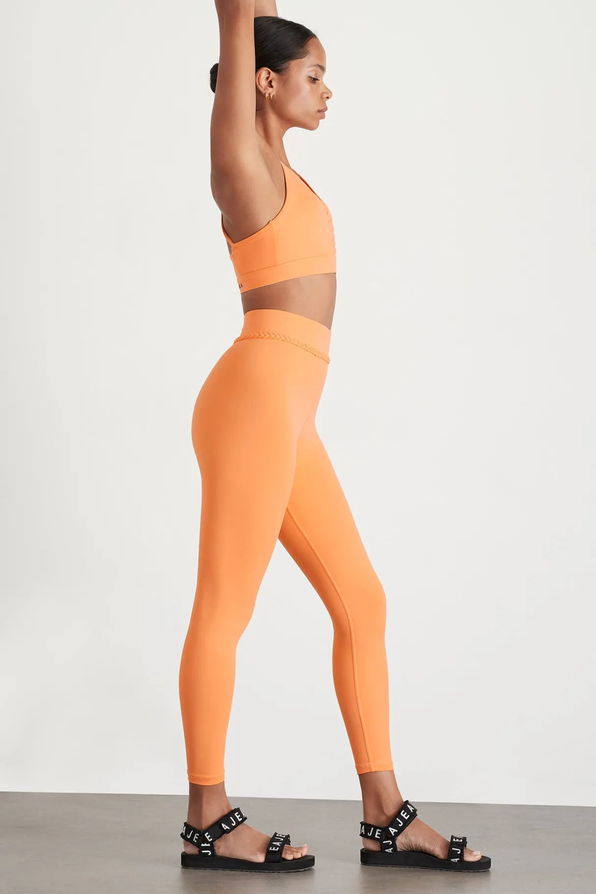 braided_waist_legging__4.webp Cheap Aje ATHLETICA Braided Waist Legging 232 Soft Apricot