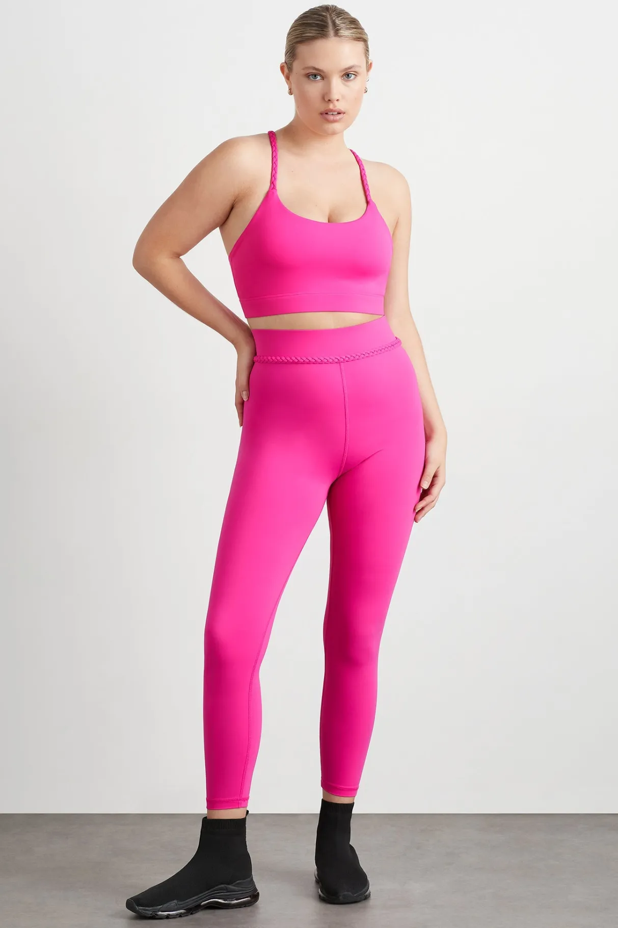 braided_waist_legging__6-1.webp Online Aje ATHLETICA Braided Waist Legging 232 Bright Fuchsia