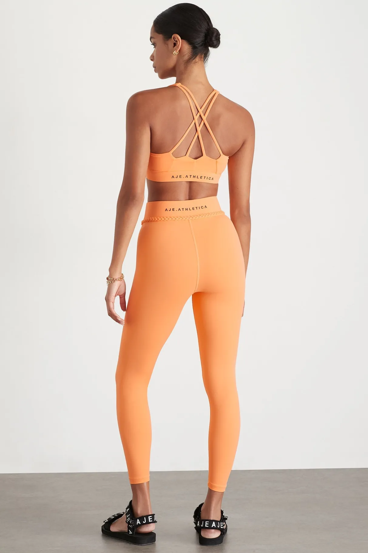 braided_waist_legging__7.webp Cheap Aje ATHLETICA Braided Waist Legging 232 Soft Apricot