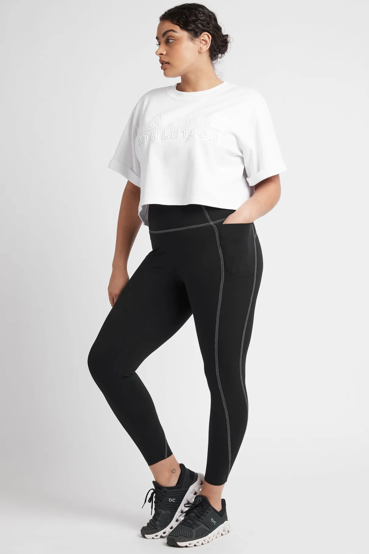 classic__legging__10.webp Clearance Aje ATHLETICA Classic 7/8 Legging 202 Black/White
